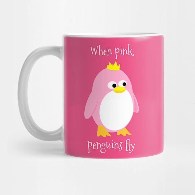 When Pink Penguins Fly by swagmaven